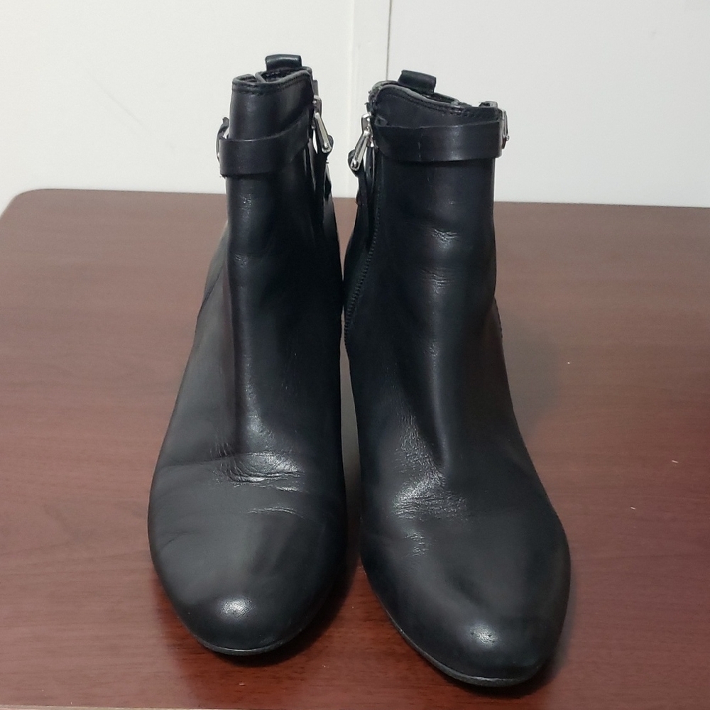 Sam‎ Edelman Black Leather Ankle Booties